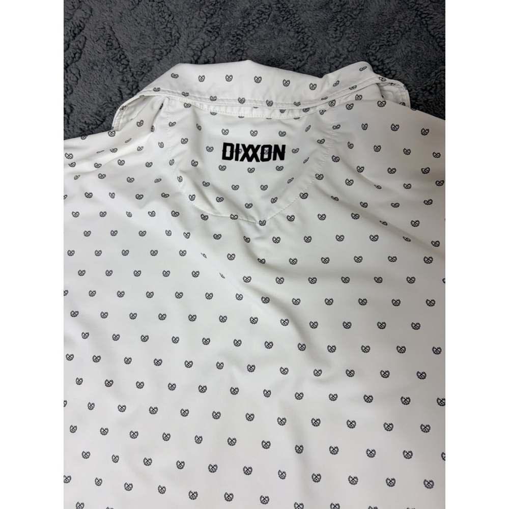 DIXXON Flannel Co Polo Shirt Mens XL Brochacho White D Sport Performance - Picture 2 of 8